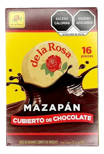 Mazapan Cubierto de Chocolate 16 Piezas