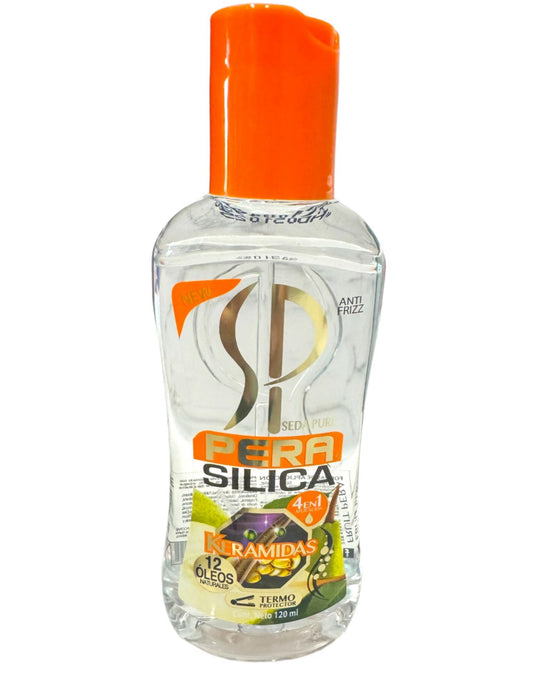 SEDA PURE KIWI SILICA 4 en 1 KERAMIDAS 12 OLEOS TERMO PROTECCIÓN 120ml