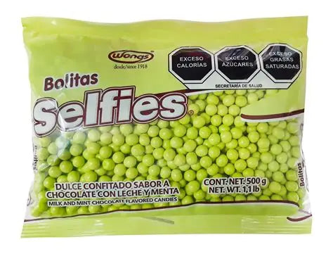 Selfies Bolitas Choco Menta 500 Gr
