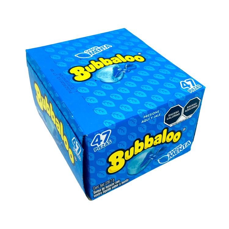 Bubbaloo Chicle sabor Menta