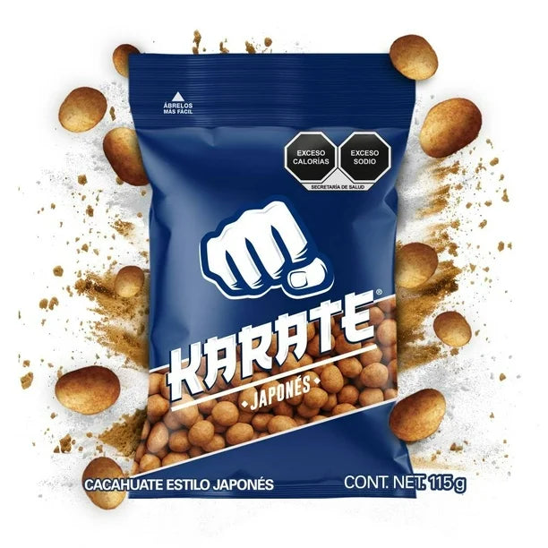 Cacahuates Karate estilo japonés 115 g