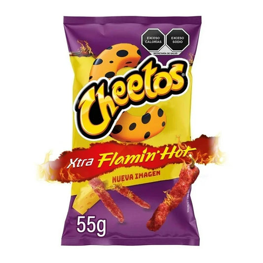 Botana Sabritas Cheetos Xtra Flamin Hot 58 GR
