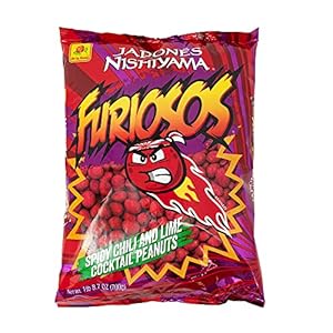 Cacahuate Japonés Nishiyama Furiosos con Chile y Limón de 700 grs