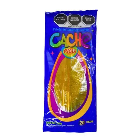 Cachetadas De Dulce Caramelo De Sabores Pigui 20 Piezas