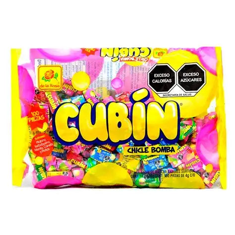 Chicles La Rosa Cubin 100 PZS