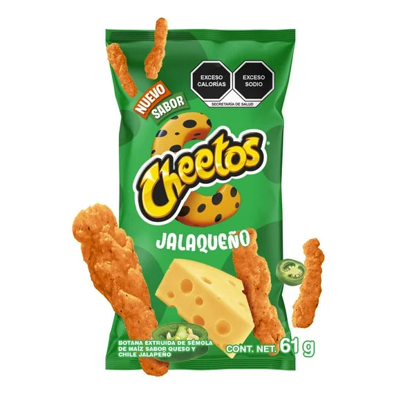 Cheetos Jalapeños Nuevos 61 gramos