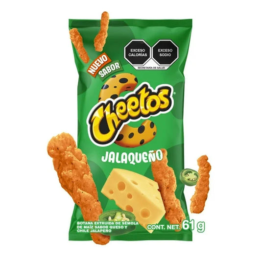 Cheetos Jalapeños Nuevos 61 gramos