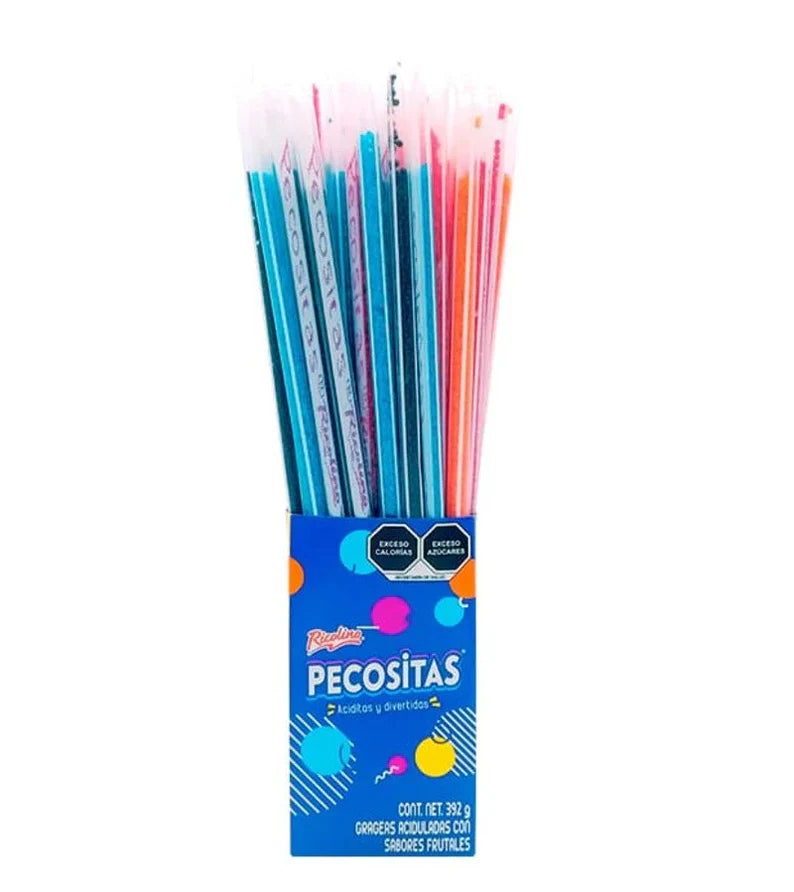 Pecositas Ricolino 40 Piezas Sabores Frutales