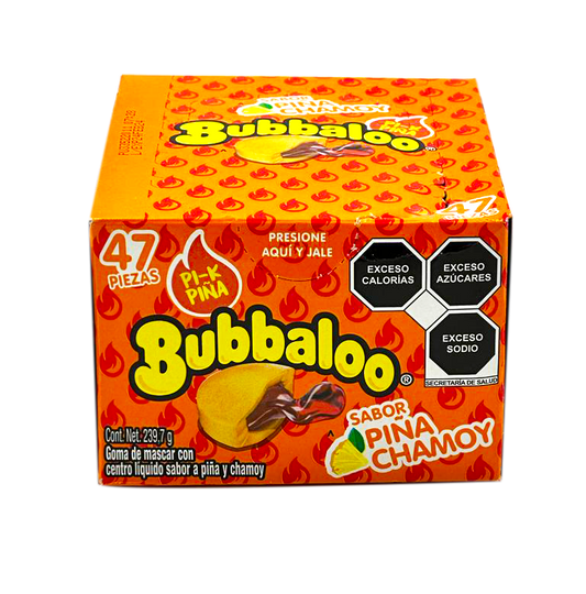 Bubbaloo Pica Piña Chamoy 47pcs
